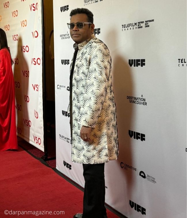A. R. Rahman on the red carpet 