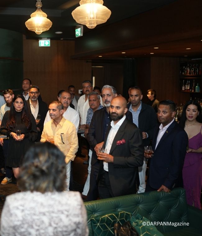 The Dalmore's National Single Malt Specialist Emma Coady at the formal whisky tasting session.